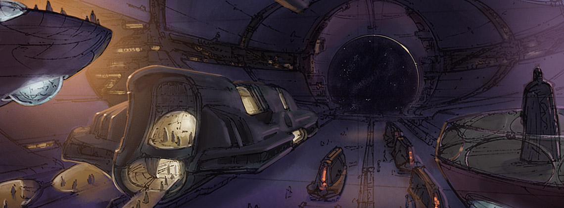 Env Sketch - Docking Bay 01